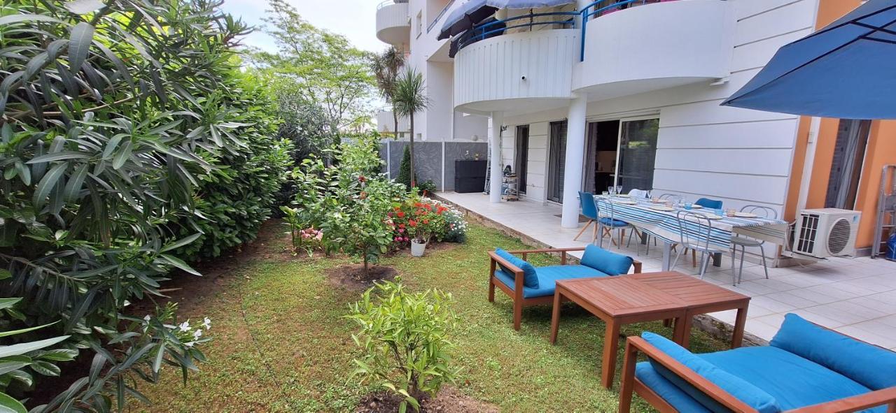 Charmant Appartement Residentiel Avec Terrasse, Jardin Privatif Et Piscine A Cannes Dış mekan fotoğraf